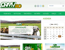 Tablet Screenshot of crmv-ro.org.br